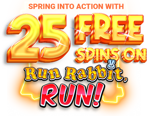 Casigo 25 Free Spins on Run Rabbit, Run